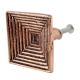Kund Shape Antique Copper Aluminium Cabinet Knob